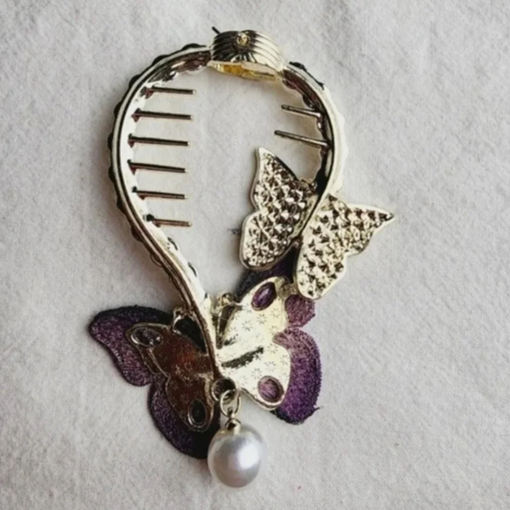 Embroidery Rhinestone Hair Accessories